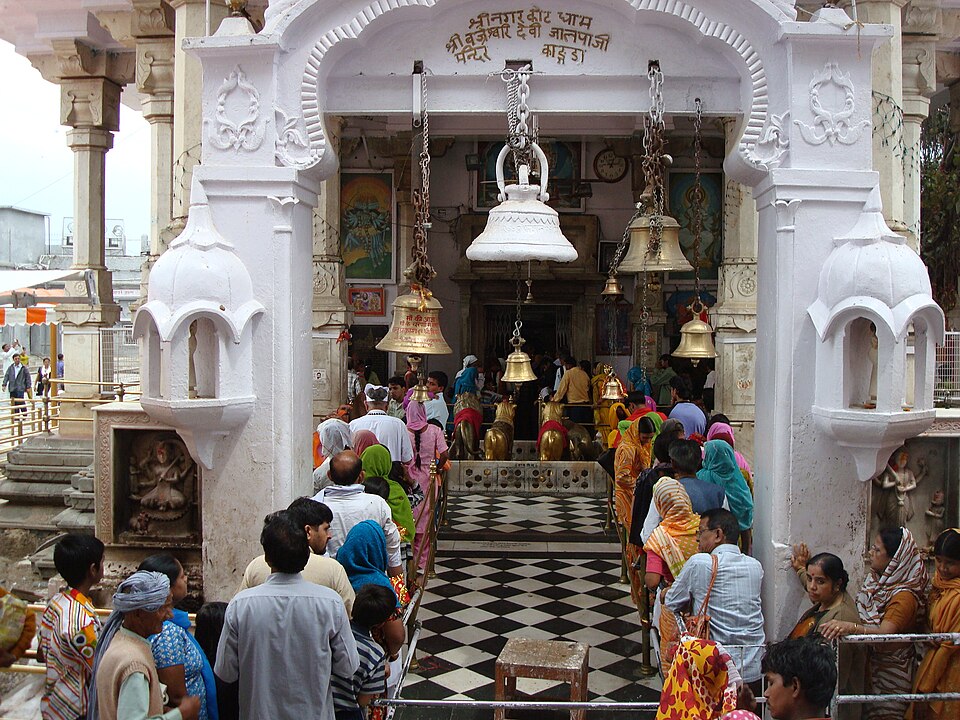 Temple photograph associated with Bajreshwari Mata Temple, Kangra