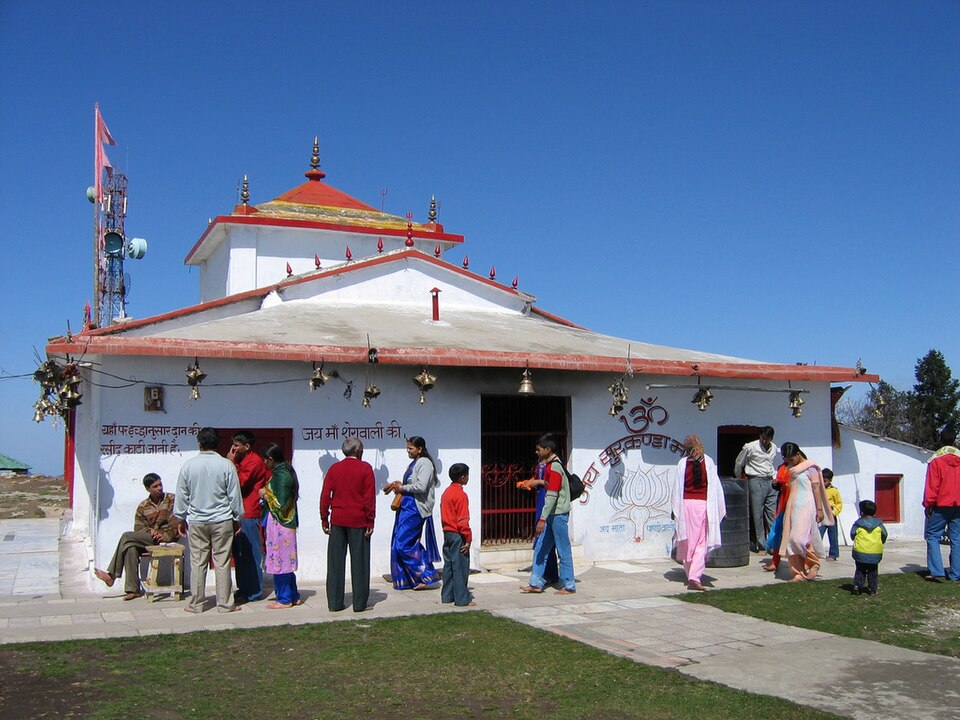 Temple photograph associated with Surkanda Devi