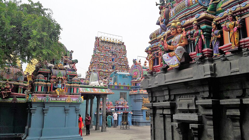 Temple photograph associated with Vedapureeswarar Temple, Pondicherry