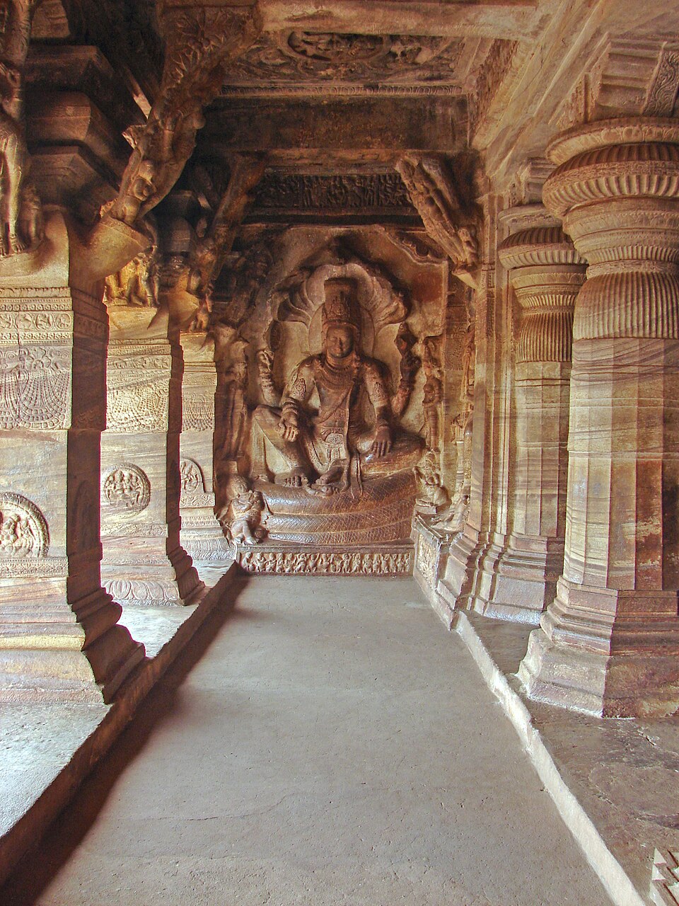Temple photograph associated with Badami cave temples
