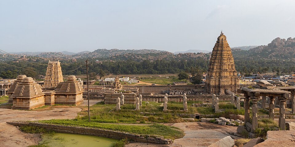 Temple photograph associated with Hampi