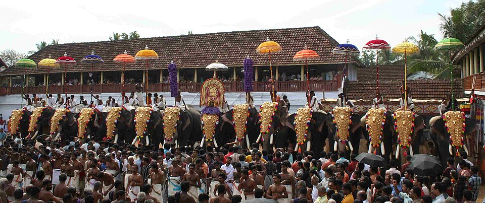 Temple photograph associated with Sree Poornathrayeesa Temple