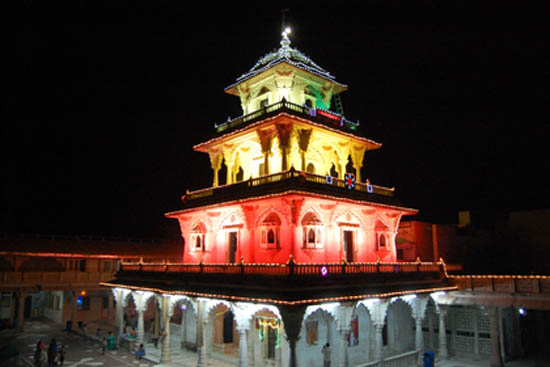 Temple photograph associated with Santram Mandir