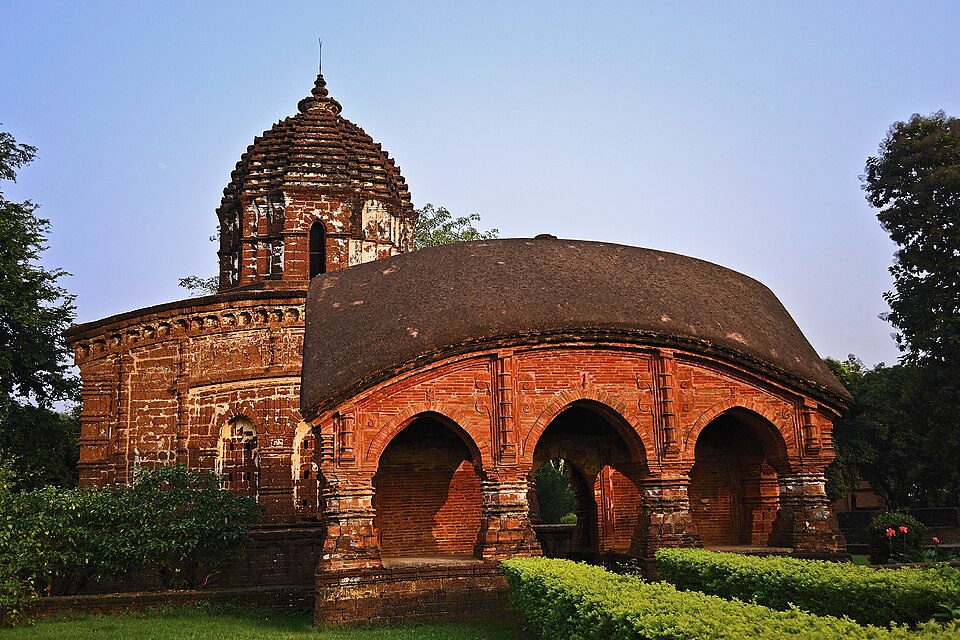 Temple photograph associated with Radha Madhab Temple